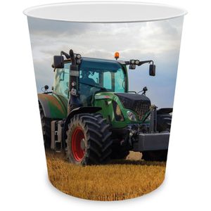 itenga Papierkorb 33106027, Traktor, rund, aus Kunststoff, 11 Liter