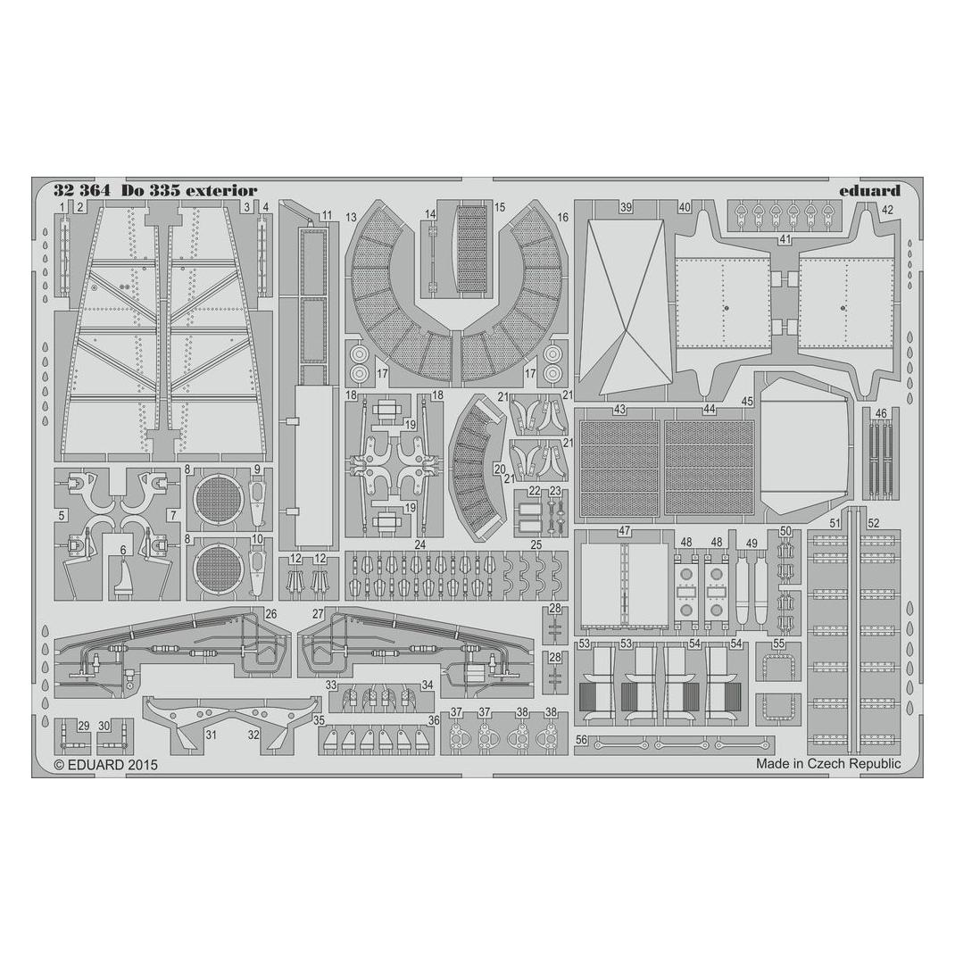Eduard Do 335 exterior for HKM (32364)