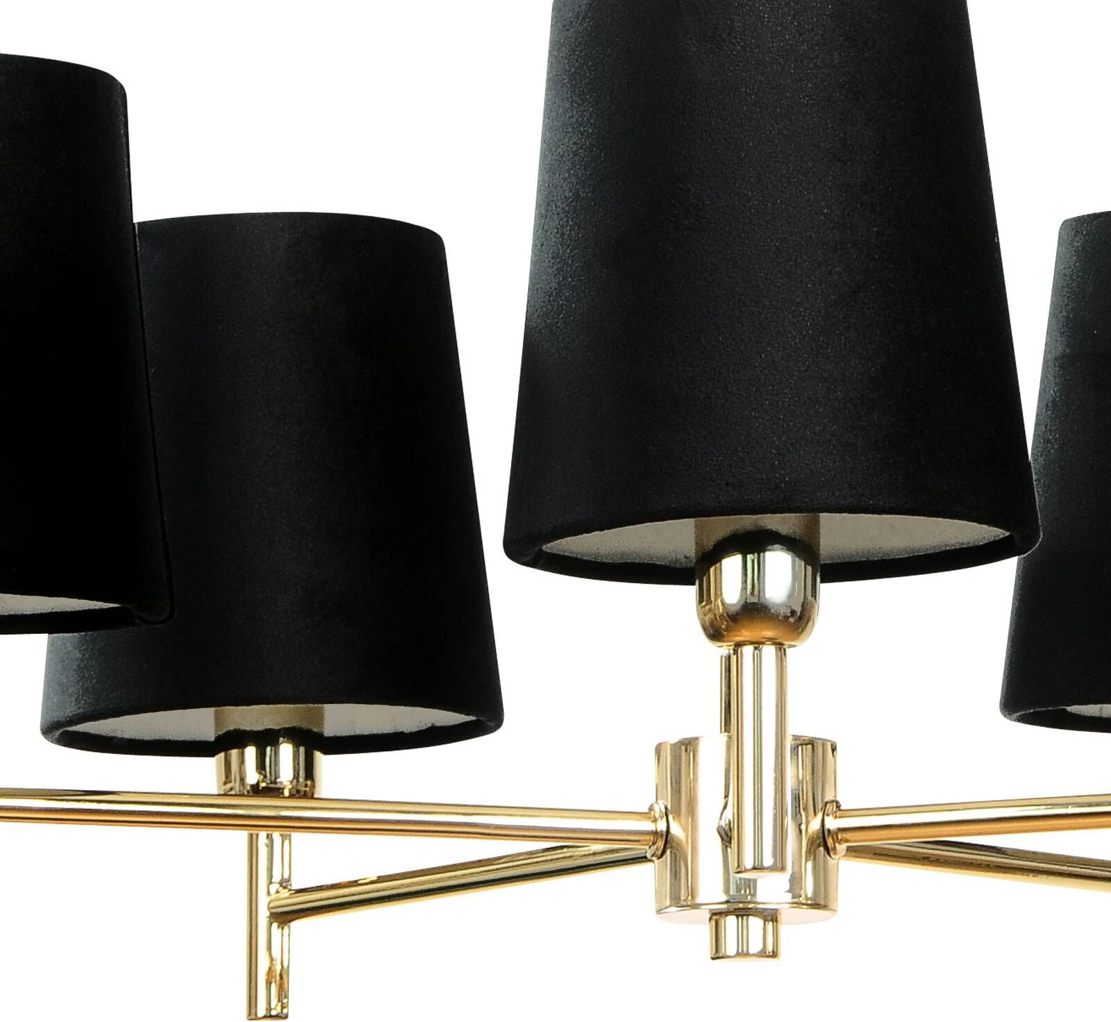 Kronleuchter Nita Domiluce, dimmbar, messing / gold, für Wohn- / Esszimmer, Metall, Modern, Kronleuchter