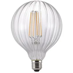 Nordlux E27 LED Leuchtmittel Avra Stripes Clear Globe 2W