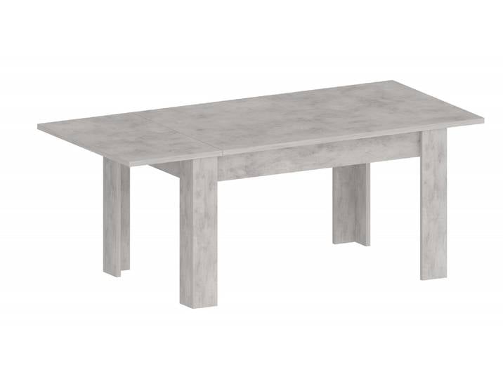 Esstisch HOME AFFAIRE JESI , silber (silber beton matt, silber beton matt, silber beton matt), B:140cm H:75cm T:90cm, Tische, Esstisch