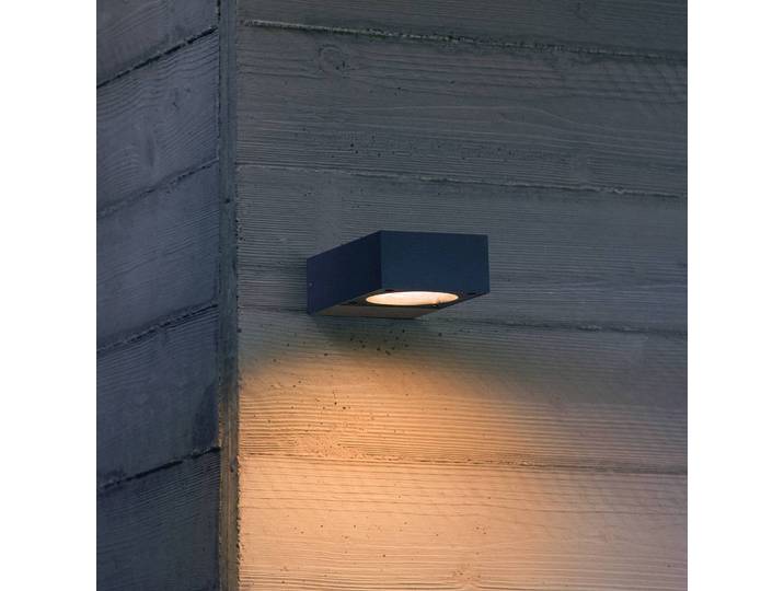 IDEAL LUX Außenwandleuchte Sirio, schwarz, Aluminium, Modern