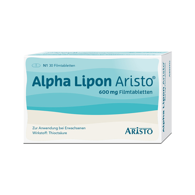 Aristo Pharma GmbH ALPHA LIPON Aristo 600 mg Filmtabletten 30 St 06897675