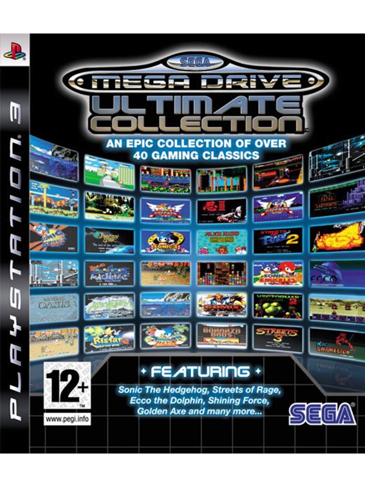 SEGA Mega Drive Ultimate Collection - Sony PlayStation 3 - Retro - PEGI 12