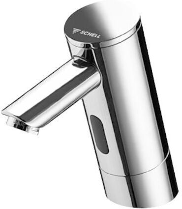 Schell Puris e Elektronische-Waschtisch-Armatur 012250699 verchromt, Batteriebetrieb, für Kaltwasser, Auslauf 140mm