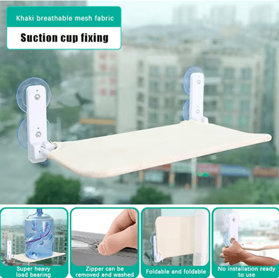 Inspire Picks SkyLounge Foldable Window Cat Hammock With Suction Cups hammock30x45cm