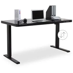 Schreibtisch HARTLEY (BHT 140x73x70 cm) - schwarz - BHT 140x73x70 cm