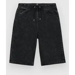 Volcom Freazy Loose Denim Ew Kids Shorts blackity black Gr. S