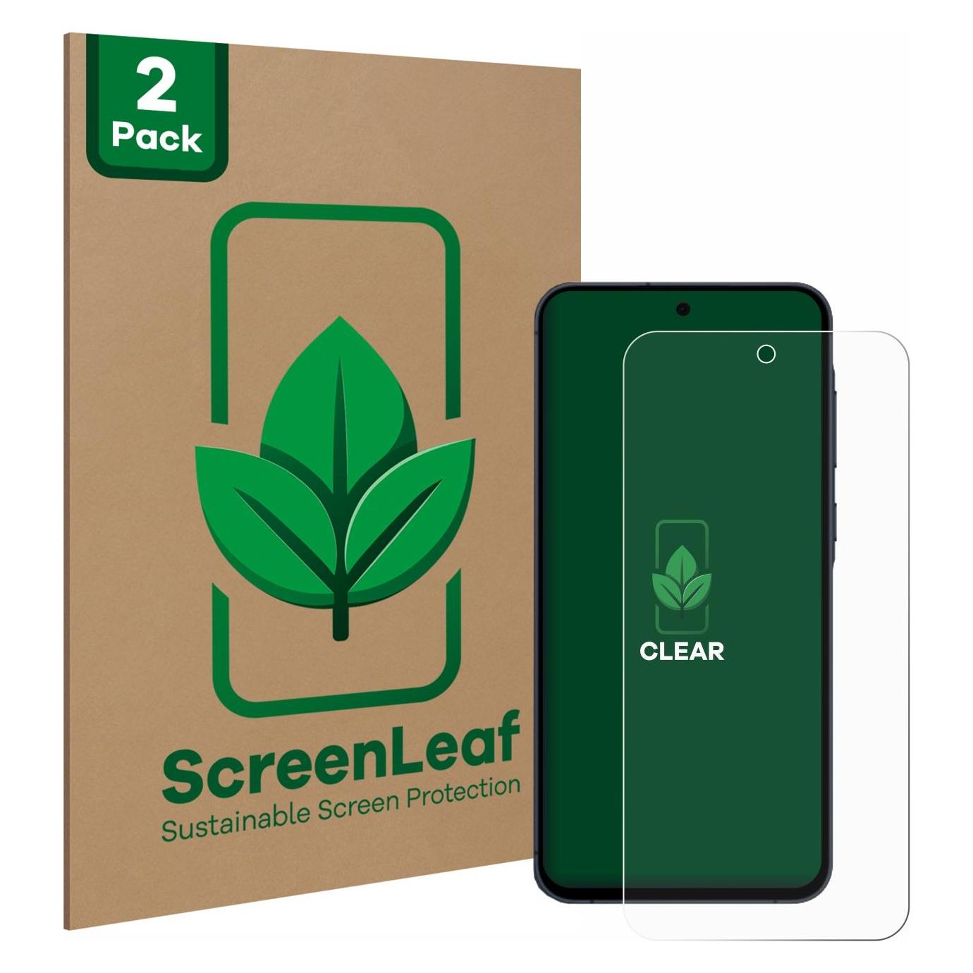 ScreenLeaf Schutzfolie für Samsung Galaxy A55 5G Displayschutz Display Schutz Folie Klar Transparent (Samsung Galaxy A55) (6153352)