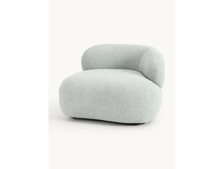 Bouclé-Loungesessel Alba