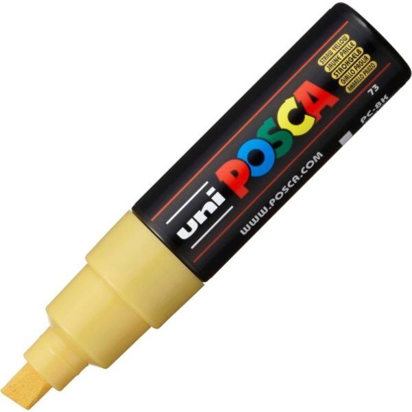 Posca Marker   Pc-8k   B   8 Mm   Straw Yellow