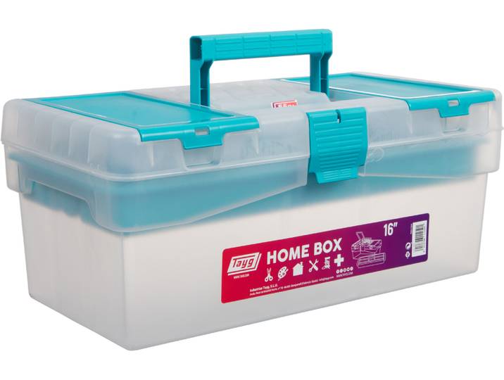 Werkzeugbox mit Organizer 16.6 × 21.7 cm