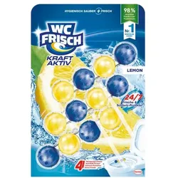 WC FRISCH Duftspüler WC Frisch »Kraft Aktiv Lemon« 3er-Super-Pack gelb