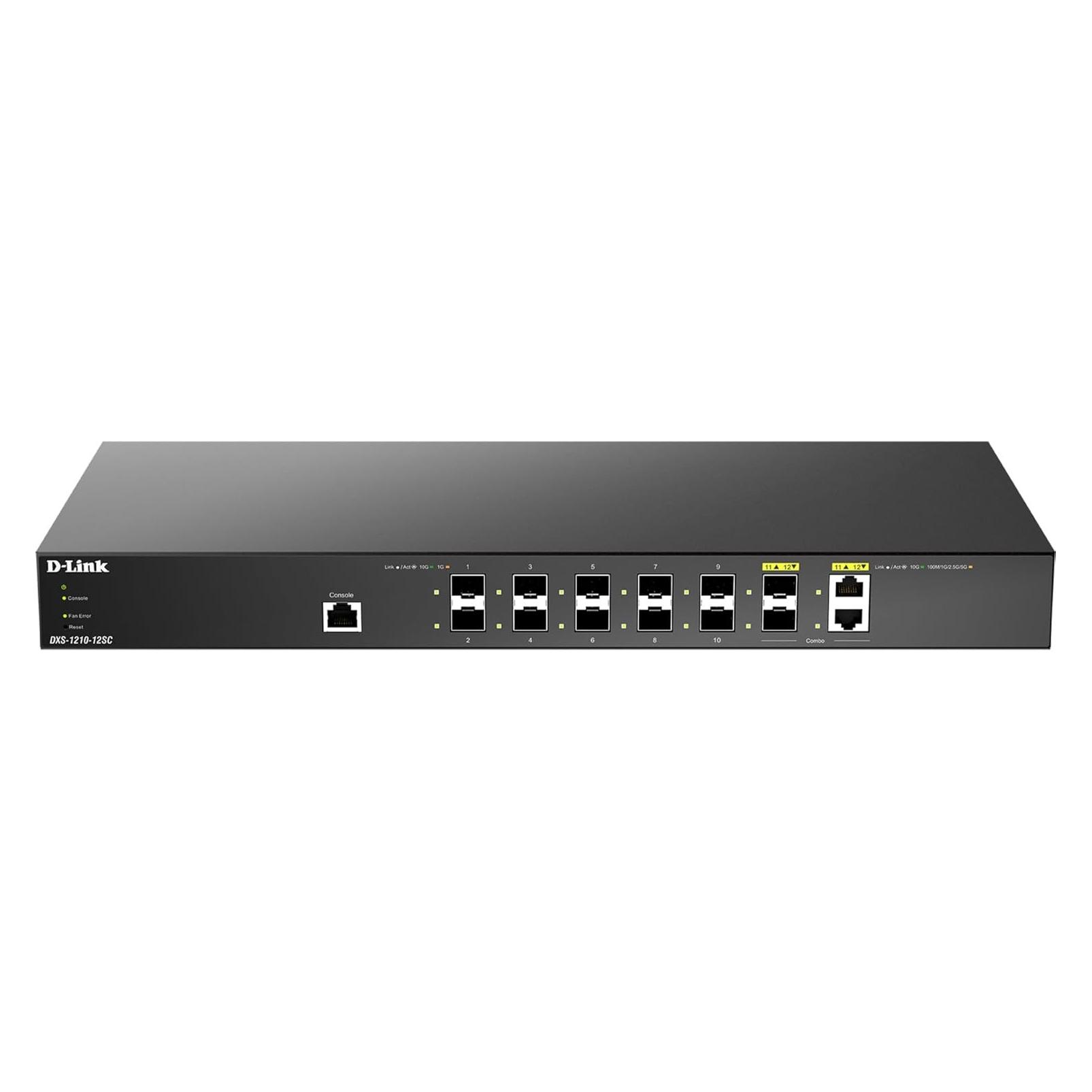 D-Link Switch 8XG 2SFP+ 8x10G 2xSFP managed (10 Ports) (DXS-1210-10TS/E)