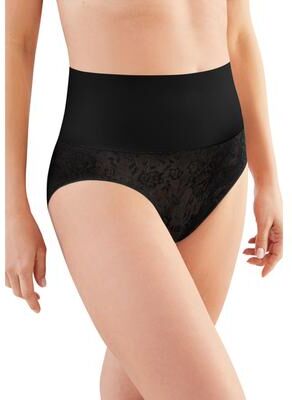 Plus Size Women's Tame Your Tummy Brief by Maidenform in Black (Size M)