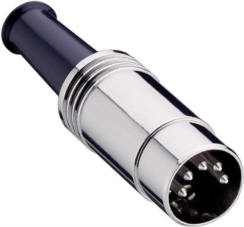 Lumberg 0131 03 DIN-Rundsteckverbinder Stecker, gerade Polzahl: 3 Silber 1St.