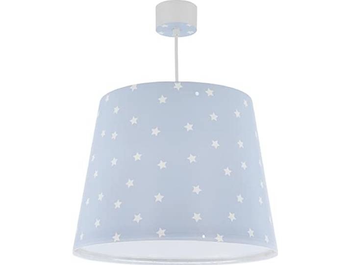 Dalber Lampe kinderzimmer, kinderlampe Pendelleuchte Hängelampe, Deckenleuchte Kinder, Deckenlampe kinderzimmer Star Light Sterne Blau, 82212T, E27