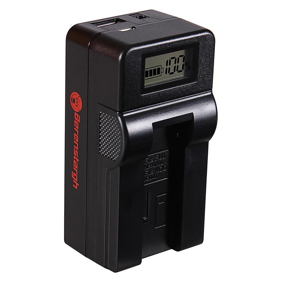 Berenstargh Synchron USB Ladegerät f. Caplio NP-80 RDC RDC1500 RDC-1500 RDC6000 RDC-6000 RDC7 RDC-7 (Kamera Akku Ladegerät) (61064372)