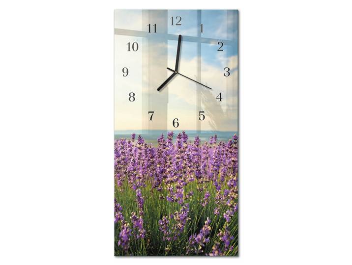 WANDUHR 60x30 cm - Abstrakte Linien