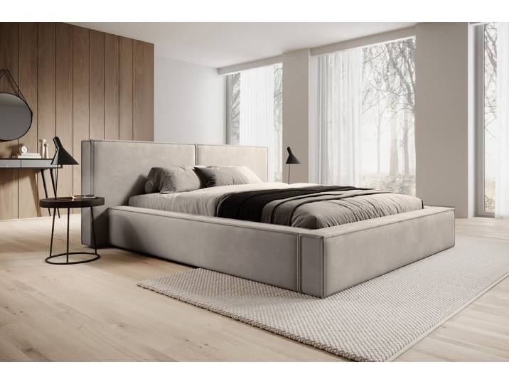 Compleo Polsterbett HEVEN mit Bettkasten & Lattenrost, Designerbett, Kopfteil (Kostenlose Lieferung! TOP ANGEBOT), Hochwertiges Schlafzimmermöbel in verschiedenen Größen!