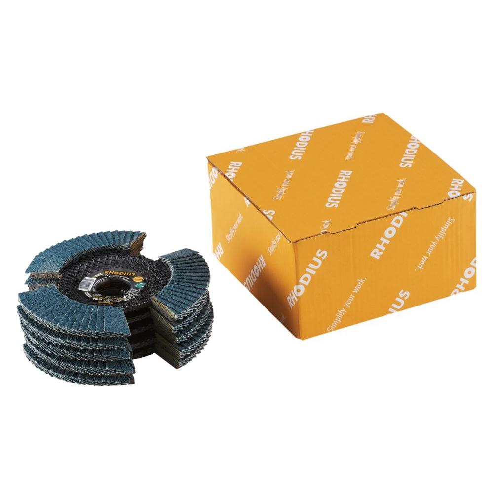 Rhodius Fächerschleifscheiben Ø115mm K60 5er Pack (60) (211304)