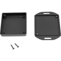 Hammond Electronics 1551TTFLBK Universal-Gehäuse 60 x 60 x 15 ABS Schwarz 1 St.
