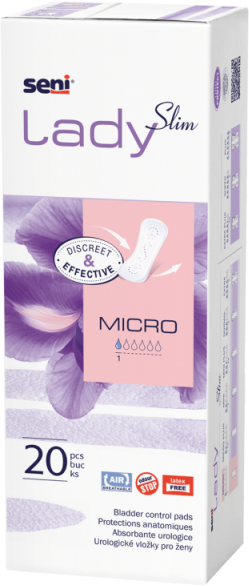 Seni Lady Slim Micro - 32 paquets de 20 protections