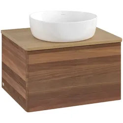 Villeroy & Boch Waschbeckenunterschrank Antao K29_1, Eckig Warm Walnut, 600x360x500mm, mittige Wanneneinbauposition
