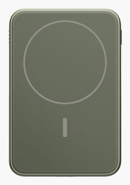 Fresh n Rebel Wireless Magnetic 5000 mAh Powerbank USB Typ-C Kabelloses Laden (Dried Green) 2pbm5000dg