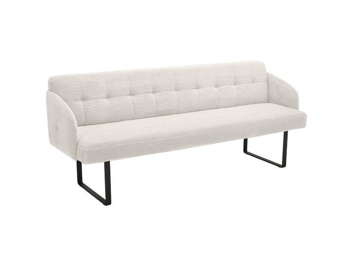 Musterring Sitzbank, Creme, Metall, 2,5-Sitzer, 217x85x69 cm, Esszimmer, Bänke, Sitzbänke