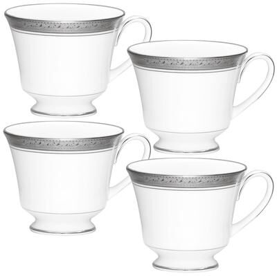 Noritake Crestwood Set of 4 Teacups, 8 oz.