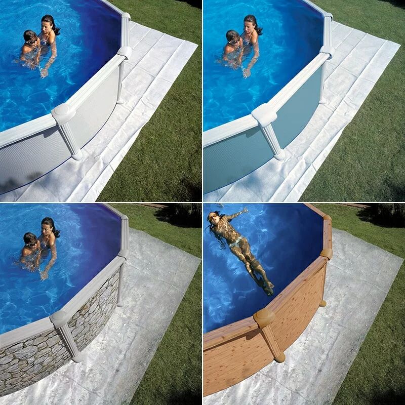 Tapis de sol pour piscine Gré - 6,50 x 6,50m