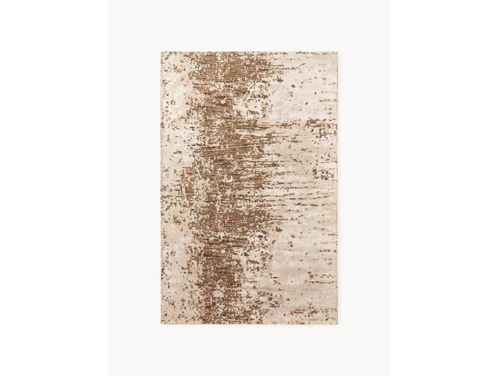 Tapis en laine tissé à la main avec motif abstrait Cynthia
