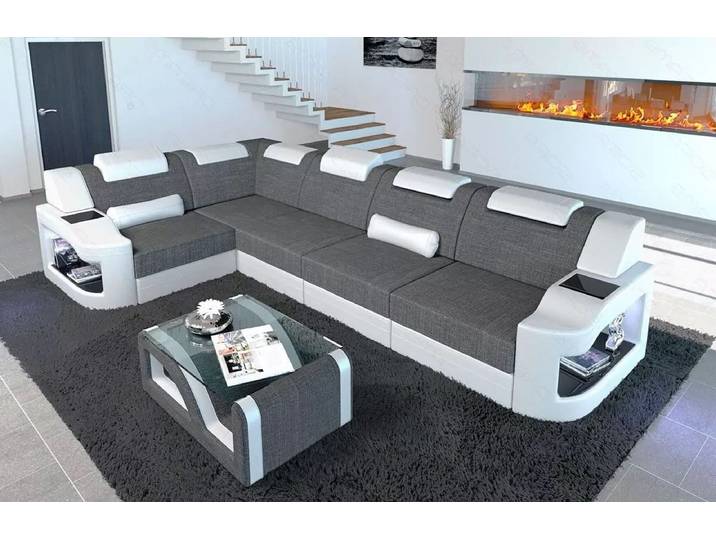 Stoff Ecksofa Padua L-Form
