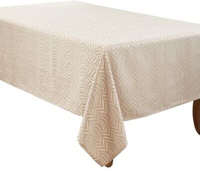 Saro Lifestyle Exquisite Jacquard Design Tablecloth