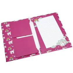 artoz Briefpapier ca. DIN A5 80 g/m2 Einhorn pink