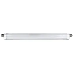 Wannenleuchte LED Feuchtraumlampe weiß Werkstattleuchte Industrie IP65, Kunststoff, 1x LED 48W 5760lm 4000K neutralweiß, LxBxH 150x6,5x5,8 cm