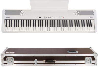 Roland FP-40 WH Case Bundle blanc