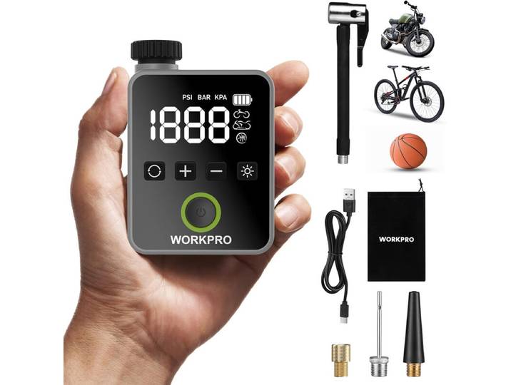 WORKPRO 8 V mini-luchtpomp (Europese editie)