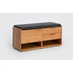 Garderobenbank Primera Holz Grau Anthrazit