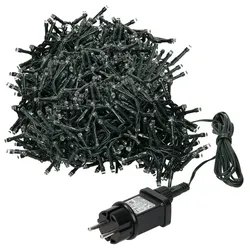 LED CLUSTER LICHTERKETTE 11m 560LED Extra-Warmweiß Innen/Außen