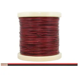 Donau, Kabelleitung, 218-500 Litze 2 x 0.14 mm2 Rot/Schwarz 500 m (500 m)
