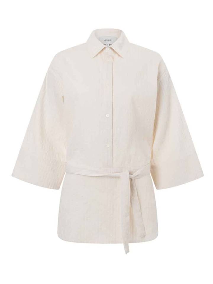 More & More Bluse in Creme - 44