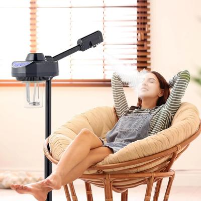 All Categories Goods Professional Facial Steamer, New Esthetician Steamer, With Hot Ozone Mist Black Professional Facial Steamer, New Esthetician Steamer, With Hot Ozone Mist Black