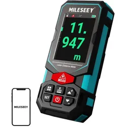Mileseey, Laserentfernungsmesser, S7 Laser-Entfernungsmesser mit 100-m-Anzeige (100 m, Laserentfernungsmesser)