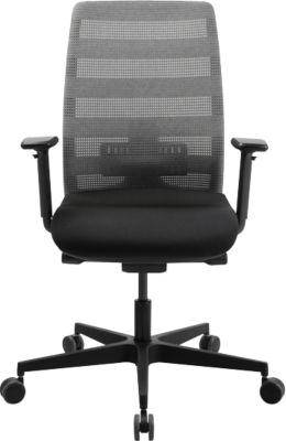 Schäfer Shop Select SSI PROLINE NEW WORK Bürodrehstuhl Netz Grau, Gestell Schwarz