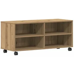 Helloshop26 - Moderner rechteckiger TV-Ständer fürs Wohnzimmer 90 x 35 x 40 cm minimalistisches Design aus braunem Holz