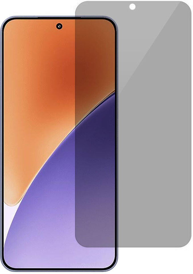 INCOVER Full Fit Hærdet Skærmbeskyttelsesglas - Xiaomi 15 - Privacy Funktion - Gennemsigtig