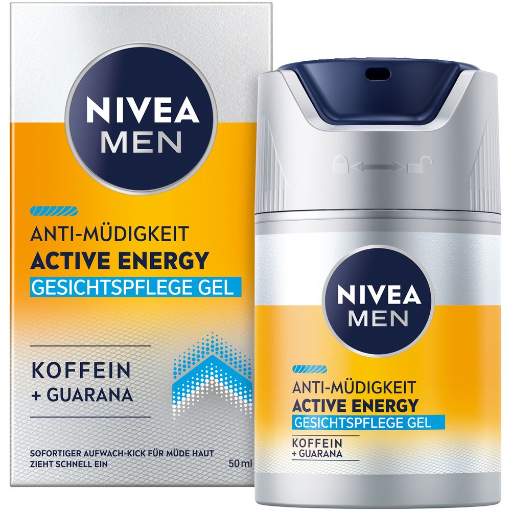 Nivea MEN Active Energy Gesichtspflege Gel 50ml 50 ml