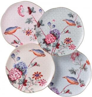 Wedgwood Cuckoo 8.25-inch Fine Bone China Tea Plates (Set of 4)